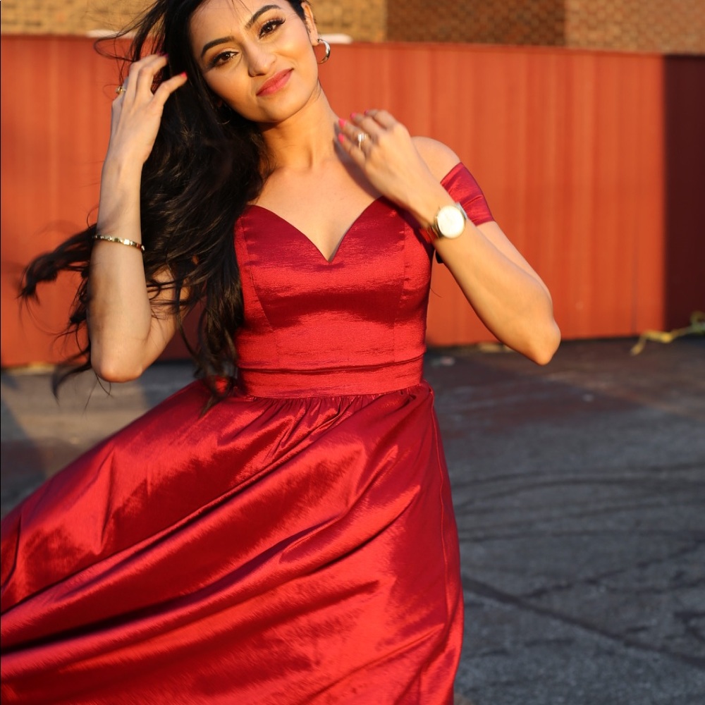 RED gown